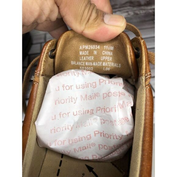 Rockport Powered by DMX Brown Leather Bicycle Toe Shoes Men’s Sz 11.5M US/45EU - Picture 12 of 16